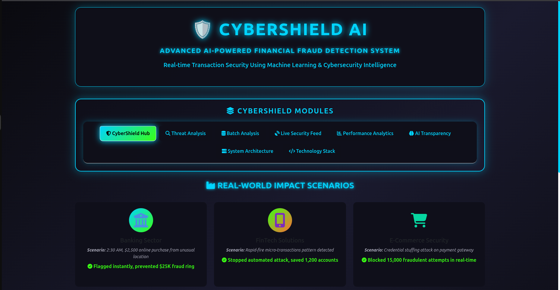 CyberShield AI Project